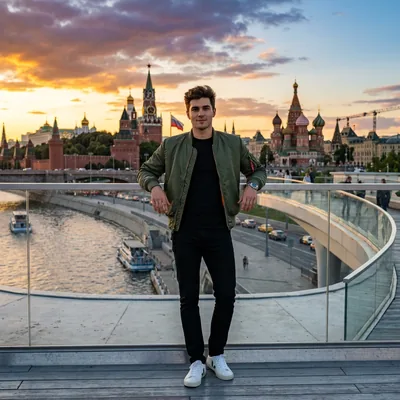 Бомбер и закат