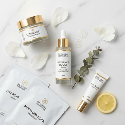 Косметика flatlay мрамор». Раскладка, от которой хочется купить всё и сразу