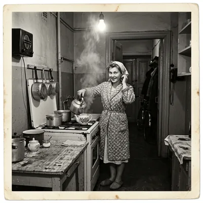 1952 коммуналка, утро