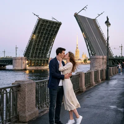 Поцелуй на Дворцовом мосту